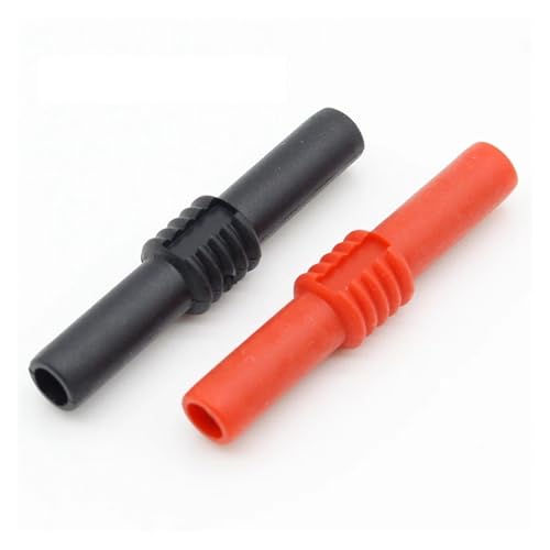 Fiche banane femelle 4mm isolée contre les courts-circuits lot de 10
