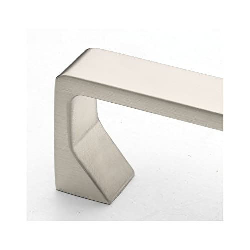 FURNIPART Cargo LA160 Furniture Handle Square Ideal as Chest of Drawers Zinc Die-Cast Stainless Steel Effect - Image 2
