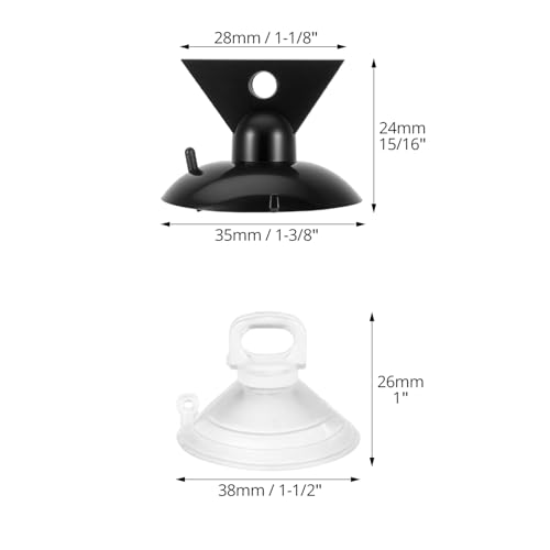 Image of QWORK Light Bulb Changer Suction Cup Tool, Compatible with MR16 and GU10 Bulbs, 6 Pack Suction Cups for Bulb Removal
