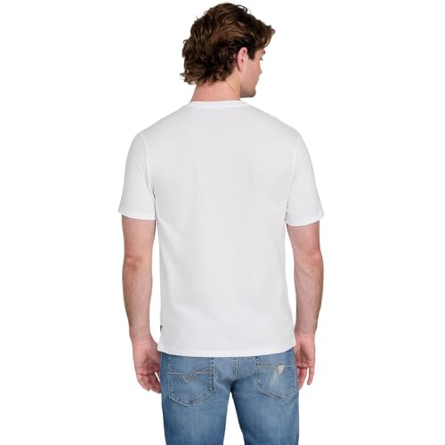 GUESS Men's Eco Short Sleeve Embossed Logo Tee2