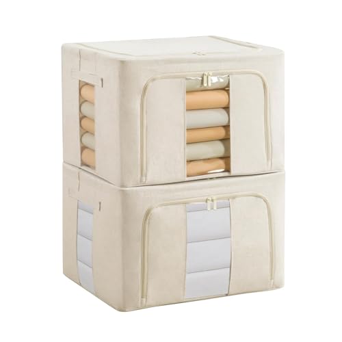 QELEY[{bNX 2Zbg66L ߗގ[ e 50×s40×33cm z ߑP[X t t@Xi[ ܂肽 t\- hoEh[P[Xx[WʋC