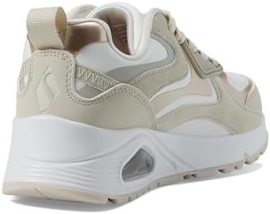 Skechers Girls UNO GEN1-COLOR Surge Sneaker, Natural, 4.5 Big Kid | Image 4
