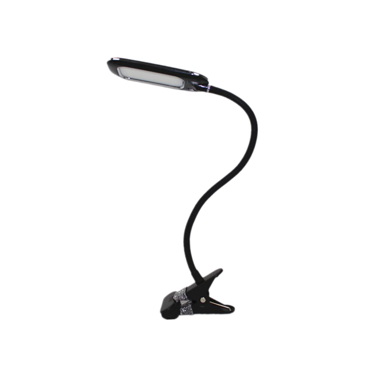 KONTONTY Clip Light Portable Led Reading Lamp 3 Brightness Settings Flexible for Bed Desk Travel