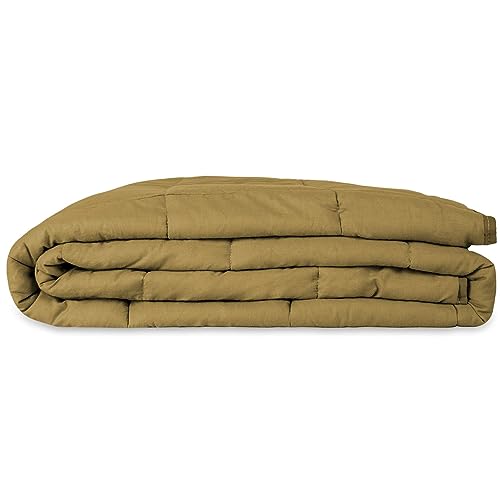 Wrap-Ninja Gewichtsdecke 135x200 7 kg Anti Stress Therapiedecke 100% Baumwolle Decke für Besseren Schlaf Weighted Blanket Schwere Decke Oeko-TEX 100% für Erwachsene