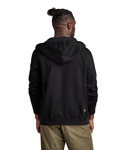 G-STAR Sudadera Premium Core Hooded Zip para Hombre, Negro (dk black D16122-C235-6484), M - imagen 3