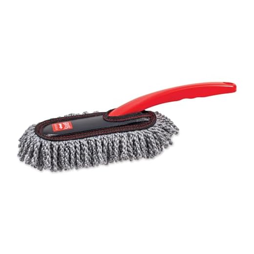 Griot's Garage Microfiber Mini Duster for Car Interior Cleaning and Detailing, Cleans Paint, Glass, Chrome, and Trim, Storage Bag Included, 11412