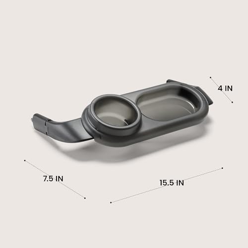 Image of Bombi Bēbee V2 Stroller Bundle - Hickory Lightweight Stroller with Snack Tray & Rain Cover, One-Hand Fold, All-Terrain Suspension, UV-Protective Fabrics, BPA-Free Tray & Weather Shield