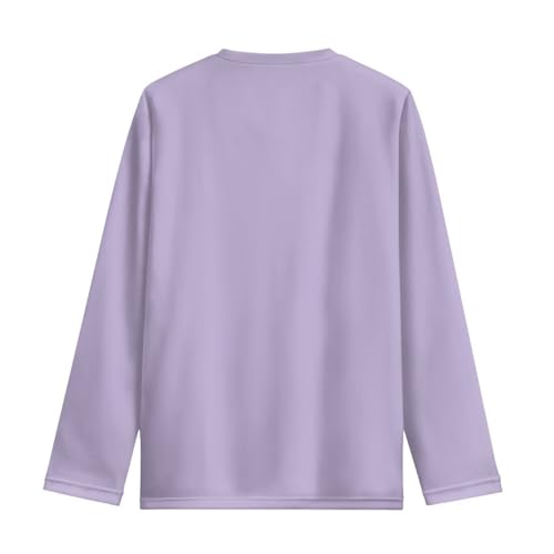 Image of Girls Long Sleeve T Shirt Cute Cartoon Crewneck Shirt for Kids 3-16Y Fall Winter Clothes
