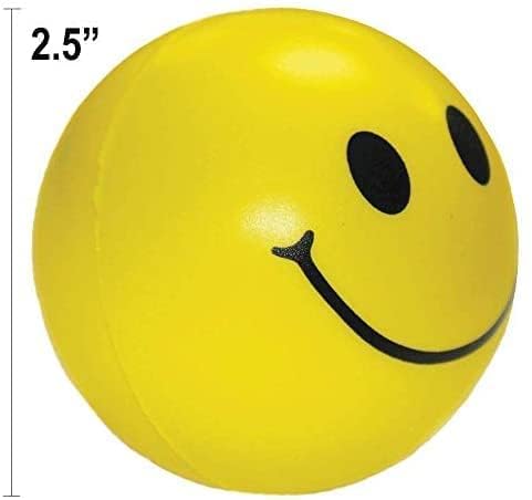 Image of GIRLYZ Attire Cricket Ball Light Weight | Made for Cricket Training | Tennis Training, (Smiley Ball (Pack of 3 Ball))
