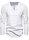 Meilicloth Langarmshirt Herren T Shirt Langarm V Ausschnitt Shirt Herren Oberteile Baumwolle Longsleeve Basic Sweatshirt Freizeit Pullover Soft Herbst Winter Mode A Weiß M