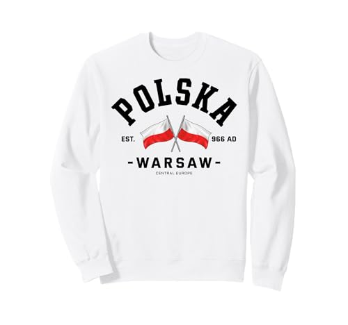 Polska Gift Pologne Drapeau Voyage en Pologne Cadeaux Sweatshirt