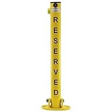 Bolt Down Parking Post Secure a Parking Space Protect your Driveway Secure a Parked Vehicle Top Mounted Integral Lock