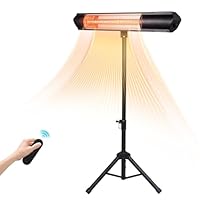 Amazon | ZAPJQL 屋外ヒーター ハロゲン 電気ストーブ パティオ