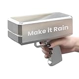 JALAROMA Money Gun Automatic Cash Toy Gun Make It Rain Money Shooter Gun for Parties,Club Events Christmas, Halloween, Birthday Parties, Weddings Fun Prop Money Gun for New Year Gift