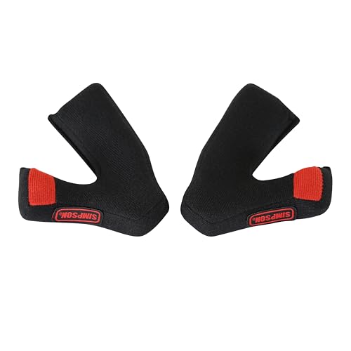 Simpson Motorcycle M5020CPXSSM M50 Cheek Pad - 20mm - XS/S/M - Pair