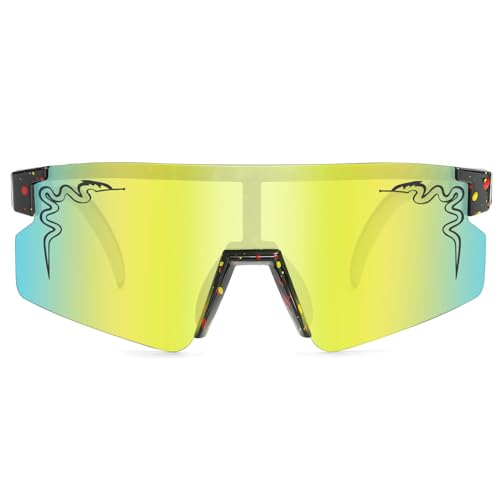 Image of Cycling Sunglasses UV400 Outdoor Men Women Adults Youth Boys Girls Kids Baseball Sport Softball Goggles