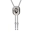 Cowboy Hat Bolo Tie-silver