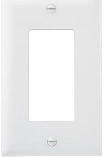 Pass & Seymour TP26WCP TradeMaster One-Gang One-Decorator Wall Plate, White (10 Pack)