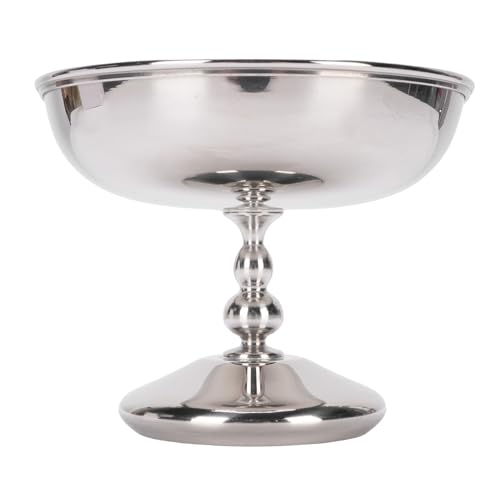 Stainless Steel Ice Cream Cup, Footed Dessert Bowl with Small Size for Home, Hotels, Restaurants, Parties and Gatherings, Ideal for Salad, Fruit, and Pudding (2401-2)