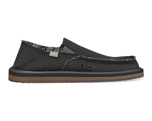 Image of Men's Casual Black Loafers & Slide-Ons by Sanuk