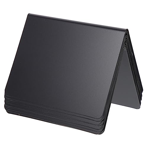 UKCOCO 10 piezas Mini de Tiza Borrables con Soporte para Escritos Tableros de Mensajes de Escritorio para Tiendas Fiestas y Base Estable y Diseño Compacto