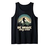 Photo Gallery be brave stay wild retro backpacking escursionismo montagne canotta Photo Gallery be brave stay wild retro backpacking escursionismo montagne canotta