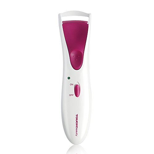 TOUCHBeauty Eyelashes Curler Heated with Double Silicone Pad HigherTemperature Version White 1016