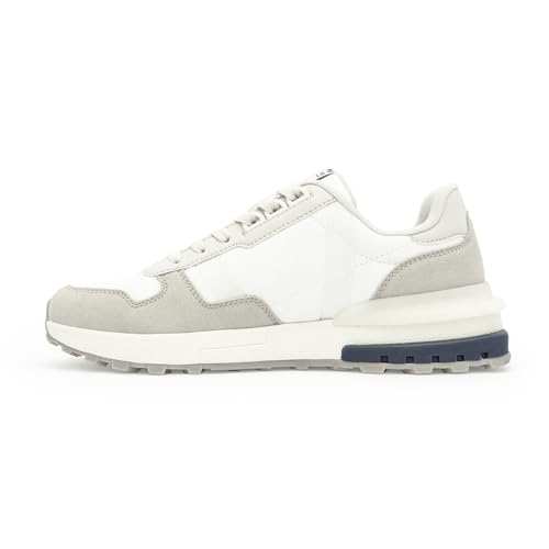 Image of Red Tape Men's Sneakers White Grey Mesh Round Toe Lace-Up