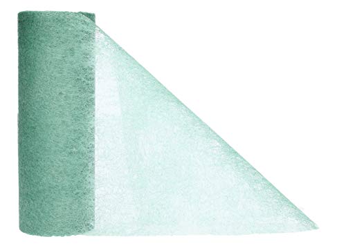 AmaCasa Tischläufer Eukalyptus | Pistazie (23 cm x 25 m) – Hochwertiges Vliesband für stilvolle Tischdekoration bei Hochzeiten, Geburtstagen & besonderen Anlässen