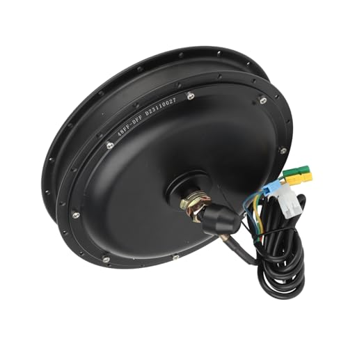 plplaaoo 48V 1500W Motor del Cubo Delantero Batería de Litio eléctrico Motor de transmisión de Rueda Delantera modificada Motor de Cubo de Engranaje sin Cepillo de Alto Rendimiento para