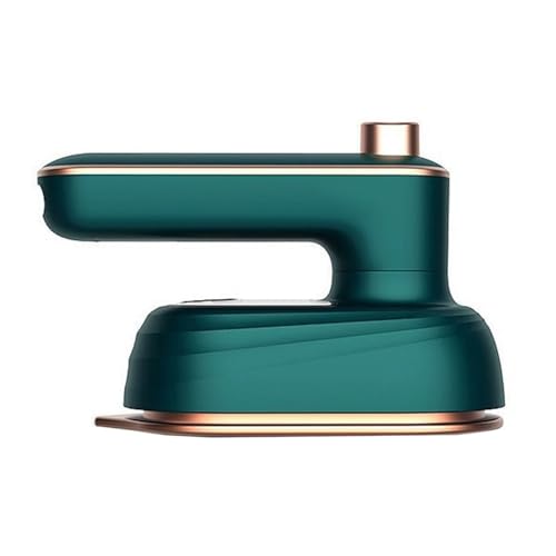 Mini plancha de vapor portátil Máquina de planchar plegable de 180 grados Tamaño de viaje Micro planchas Máquinas Aerosol 20 segundos Calentamiento Planchado en seco y húmedo (enchufe de la UE)