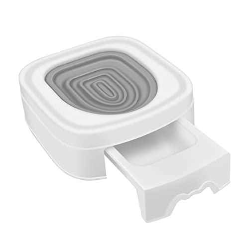 Cat Toilet Seat, Reusable Cat Toilet Trainer, Train Cat to Use Toilet, Environmentally Friendly Cat Toilet, Cat Toilet Potty Training Kit, Clean Cat Toilet for Any Cat