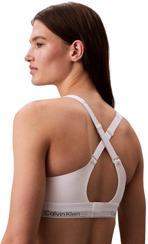Calvin Klein Brassière Femme Lift avec Basque Emblématique, Blanc (White), M