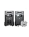 EcoFlow Delta Pro tragbare Powerstation 3600Wh mit Zusatzakku, 0% VAT WLAN Stream Mikrowechselrichter 800W, 3600W AC Ausgängen, erweiterbar auf 25kWh, für Zuhause, Stromausfall, Reise