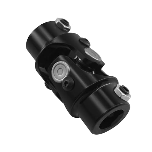 3/4 DD x 3/4 DD U-Joint Black Single Steering Shaft Universal Joint 35 Degree Total Length:83 mm