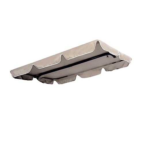 Toddmomy De Toldo para Columpio 210d Beige Repuesto para Patio Protección UV y Antipolvo Adecuado para Relajarse y Hacer Picnic Durable y Resistente a Manchas