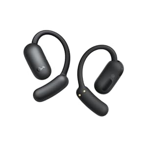 Soundcore AeroFit 2 by Anker, Open-Ear Headphones, Non-Intrusive Design, Adjustable Comfort, Snug Fit, Rich Bass, Hi-Res Audio, 42H Play, Bluetooth 5.4, Wireless Charging, IP55, Open-Ear Earbuds