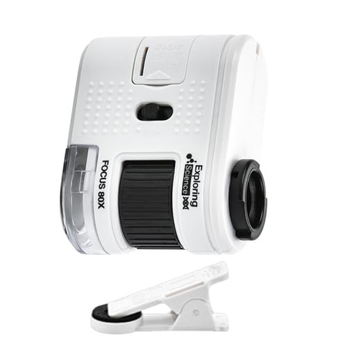 Piccolo microscopio facile da trasportare con potente ingrandimento 1000X da usare per hobbisti e educativi professionali