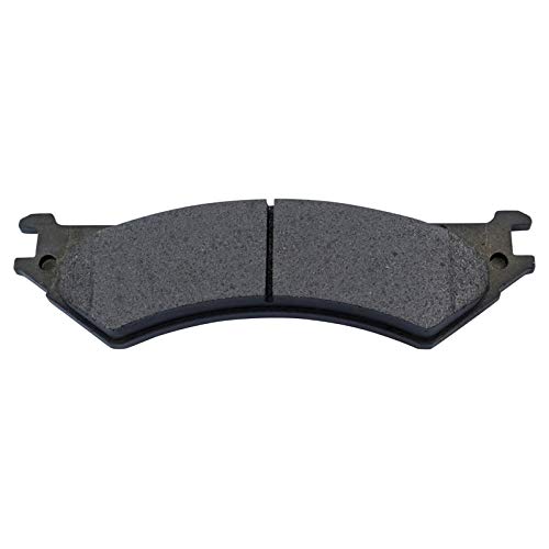 Image of TRQ Rear Brake Pad & Rotor Kit, with Chemical Kit Parking Brake Shoe Set Semi-Metallic Compatible with 2003-2004 Ford E-250 1999-2002 E-250 Econoline