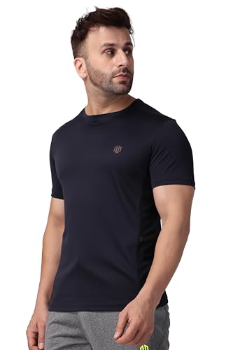 Image of Men's Athletic Crew Neck T-Shirt - Moisture-Wicking Gym & Casual Workout Shirt