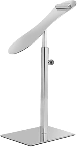 Miniatura 8 de Soporte de exhibición de zapatos plateado, soporte de elevadores para encimera, estante de zapatos ajustable, suministros minoristas, exhibición de