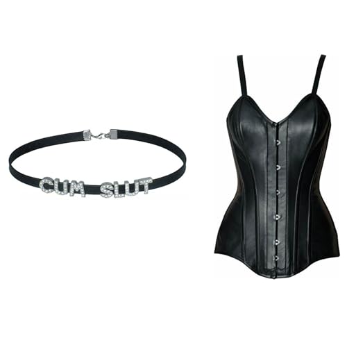 3 PCS CUM+YES DADDY+DADDY'S Chokers Necklaces,Sexy Play Fun Game Collar For Women,Cute Brat Dad Choker Collar For Lover Honey Princess,Faux Sheepskin PU Leather Naughty Cosplay Accessories Jewelry2