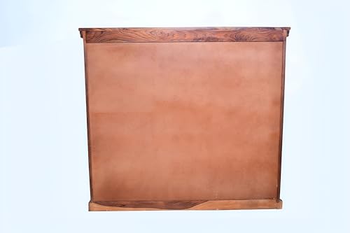 Image of Solid Sheesham Wood Multipurpose Shoe Rack | Cabinet Drawer for Living Room | Bedroom | Hall | Entryway | Home Furniture (Honey Finish)
