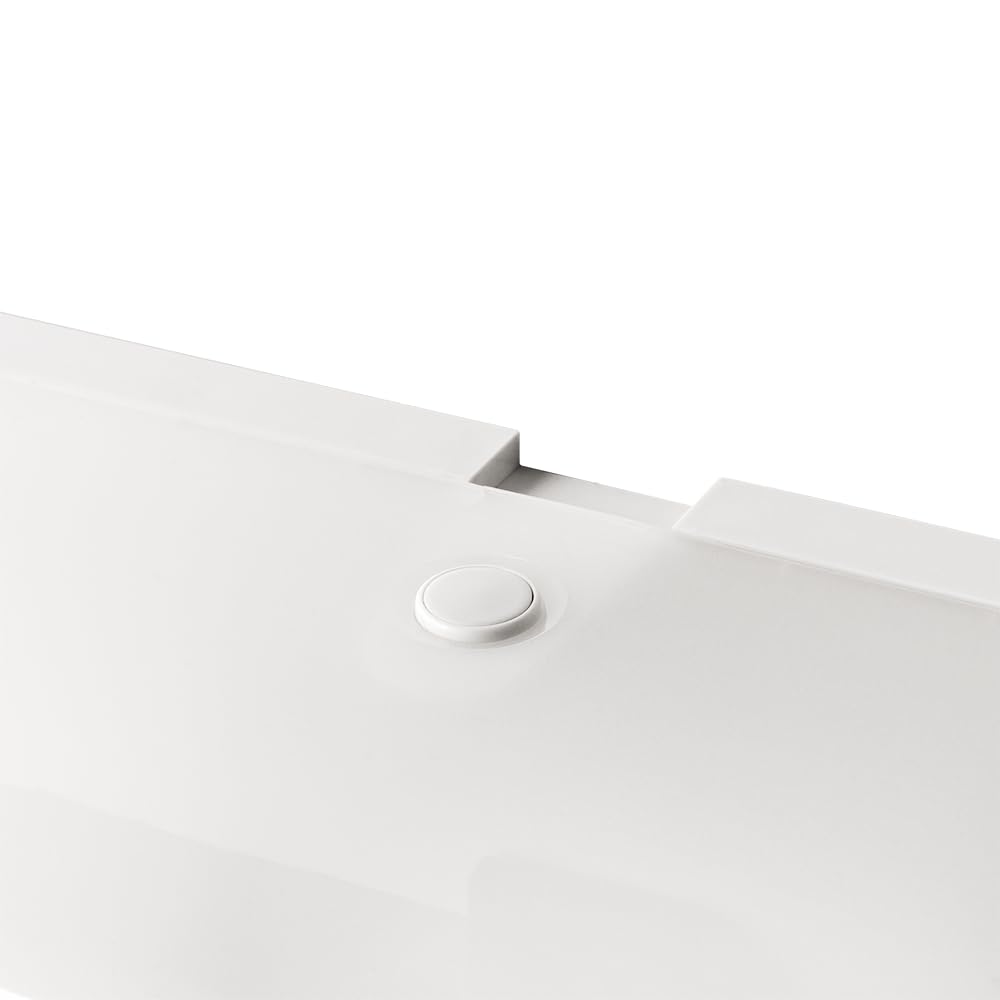 EZ-Pull 4250-EZ - Dispensador de papel higiénico doble para montaje en pared, lado a lado, para baño, oficina, comercial/industrial, color blanco perla, 4250-EZ