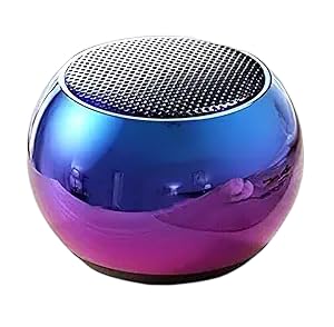 PE-TECK Mini Boost 4 Portable Bluetooth Speaker 4D Mini Electroplating Speaker, Power Button Control, Compatible with All Smartphones Auto-Pairing, Type-C Rechargeable, Wireless Speaker (Pack of-1)