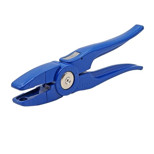 Perfk 家畜の耳タグのplier、動物の耳タグパンチャー、耳タグのインストールツール、牛の耳タグツール、ホールパンチプライヤー