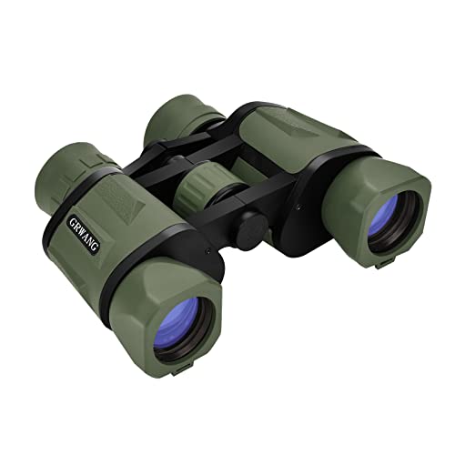 GRWANG 10x40 Professional HD Binoculars for Adults &Kids,Shock Proof Binocular with BAK4 FMC Lens, Large View & Waterproof Binoculars Perfect for Bird Watching, Sports,Hunting,Gifts