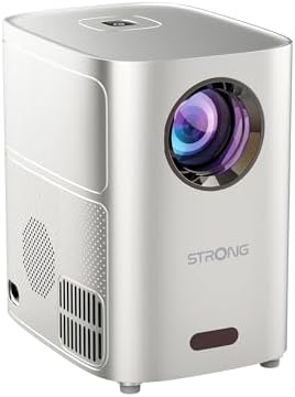 STRONG - Mini Vidéoprojecteur WiFi Bluetooth Q1 - Résolution HD 7...