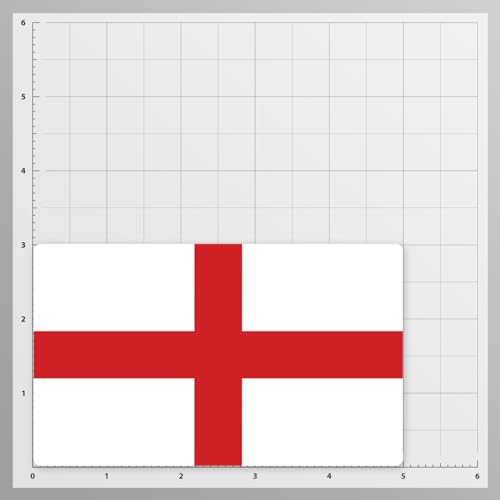 Image of World Country Flag Decal Stickers - Two Pack - for Cars Windows Bumpers Laptops Tablets Tumblers Cups Walls (England)