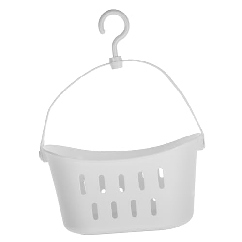 GRIRIW Bath Toy Organizer Hanging Shower Storage Basket Hanging Design for Bathroom